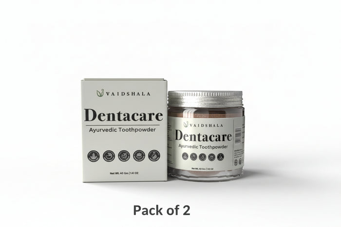 Dentacare Ayurvedic Tooth Powder (Pack of 2) - (40g X 2)