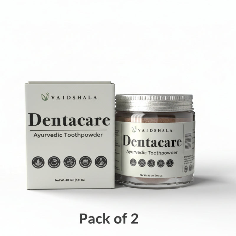 Dentacare Ayurvedic Tooth Powder (Pack of 2) - (40g X 2)
